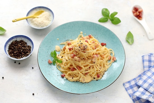 Przepis na Spaghetti alla carbonara Spaghetti alla carbonara