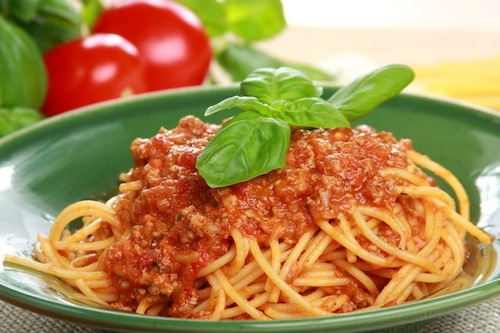 Przepis na Spaghetti bolognese z warzywami Spaghetti bolognese z warzywami