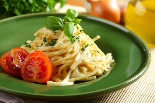 Przepis na Spaghetti cztery sery  Spaghetti cztery sery