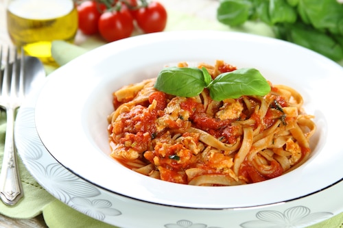 Przepis na Spaghetti z indyka Spaghetti z indyka