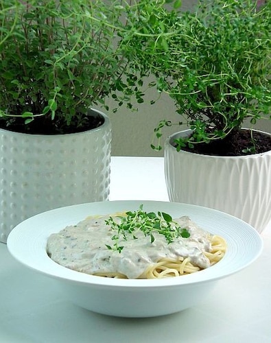 Spaghetti z sosem tuńczykowym