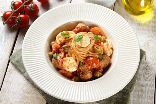 Przepis na Spaghetti z klopsikami Spaghetti z klopsikami