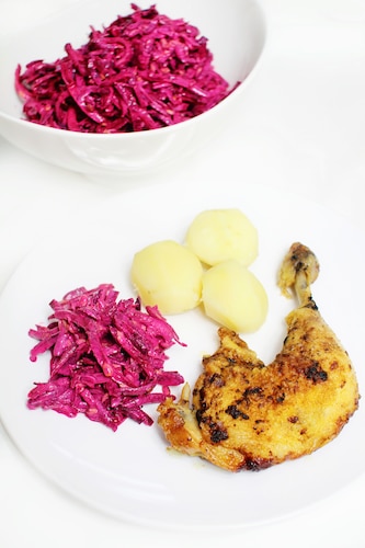 Surówka z buraka w lazurowym sosie