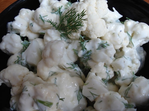 Przepis na Surówka z kalafiora Surówka z kalafiora