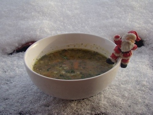 Świąteczny zielony rosół