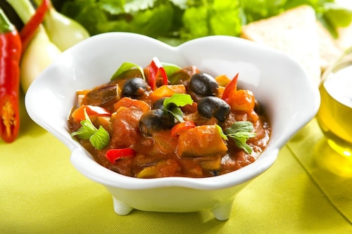 Sycylijska caponata z bakłażanem