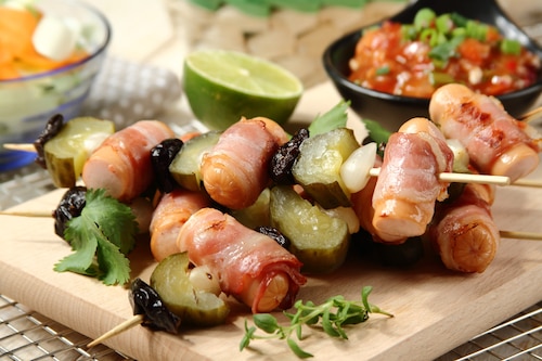 Przepis na Szaszłyk z parówek Szaszłyk z parówek