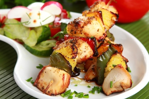 Przepis na Szaszłyki drobiowe Szaszłyki drobiowe