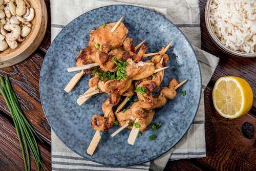 Przepis na Szaszłyki satay z kurczaka  Szaszłyki satay z kurczaka