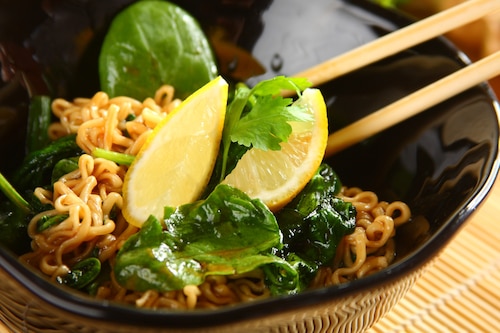 Szpinak w sosie ostrygowym