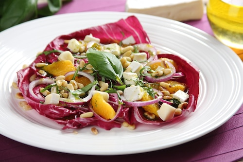 Przepis na Szybka sałatka na grilla z pomarańczami Szybka sałatka na grilla z pomarańczami