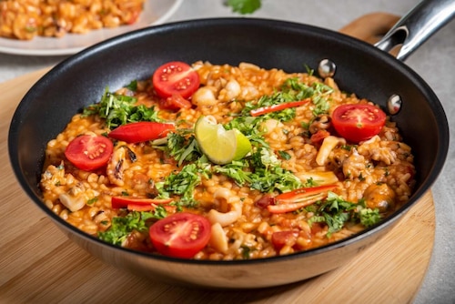 Przepis na Szybka warzywna paella Szybka warzywna paella