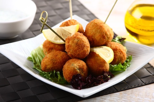 Przepis na Szybki falafel z ciecierzycy  Szybki falafel z ciecierzycy