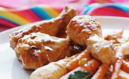 Szybki kurczak z marchewką 