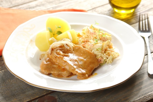 Szybkie bitki wieprzowe z musztardą