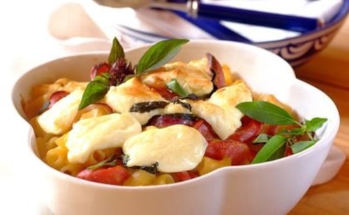 Przepis na Szybkie Rigatoni z pomidorami Szybkie Rigatoni z pomidorami