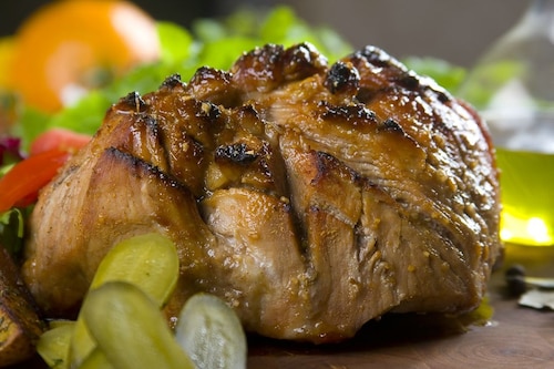 Przepis na Szynka pieczona z glazurą Szynka pieczona z glazurą