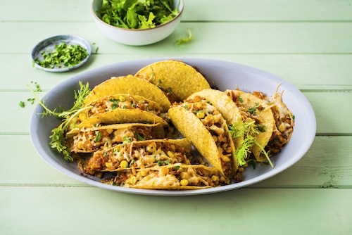 Przepis na Tacos z kaszą bulgur Tacos z kaszą bulgur