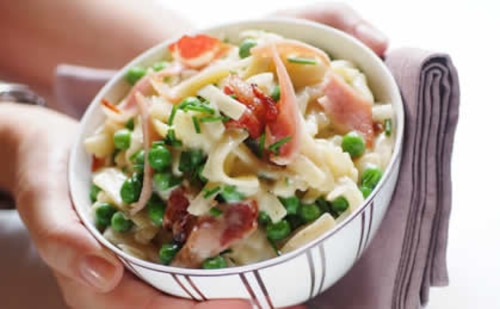 Przepis na Tagliatelle z boczkiem Tagliatelle z boczkiem