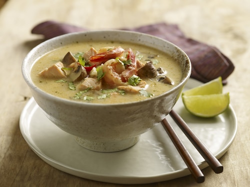 Przepis na Tajska zupa z owocami morza Tajska zupa z owocami morza
