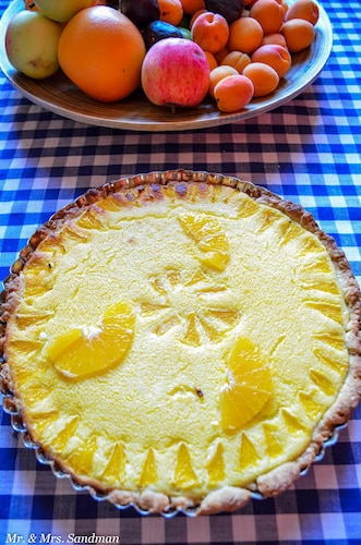 Tarta pomarańczowa z ricottą 
