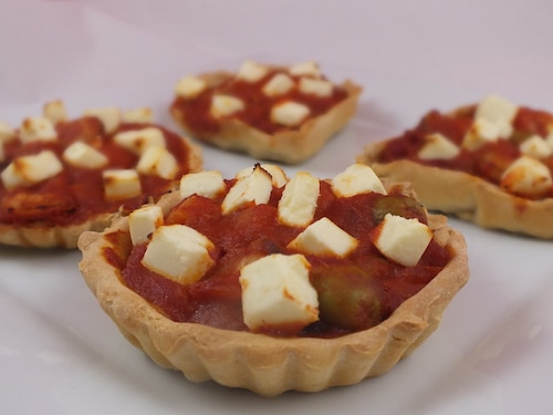 Tartaletki z krewetkami i fetą