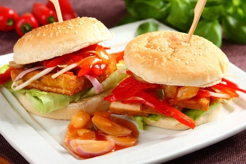 Przepis na Tofu Burger Tofu Burger