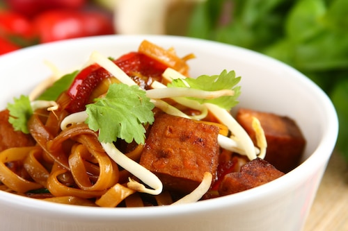 Przepis na Tofu obtoczone curry z warzywami Tofu obtoczone curry z warzywami