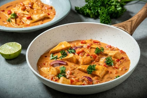 Przepis na Tofu w kremowym sosie tikka masala Tofu w kremowym sosie tikka masala