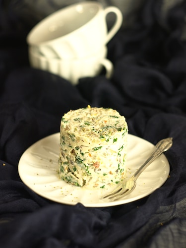 Torcik ricotta ze szpinakiem