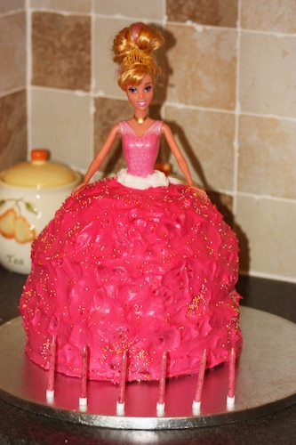 Tort lalka Barbie