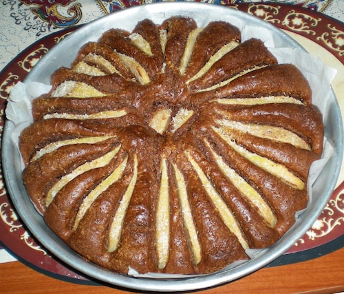 CIASTO CZEKOLADOWE Z GRUSZKAMI