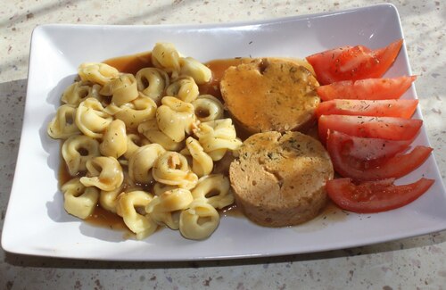 Tortellini z kapustą kiszoną 