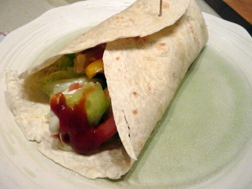 Tortilla z kurczakiem