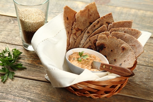 Przepis na Tortilla z komosy ryżowej  Tortilla z komosy ryżowej