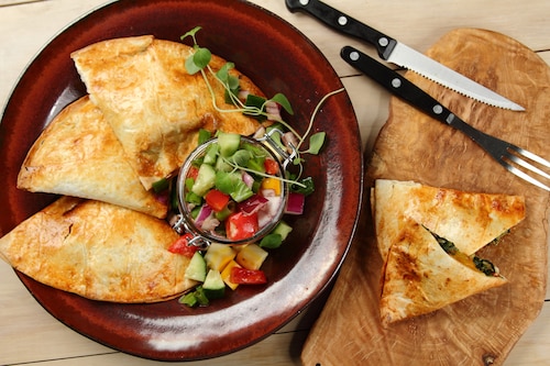 Przepis na Tortilla ze szpinakiem Tortilla ze szpinakiem