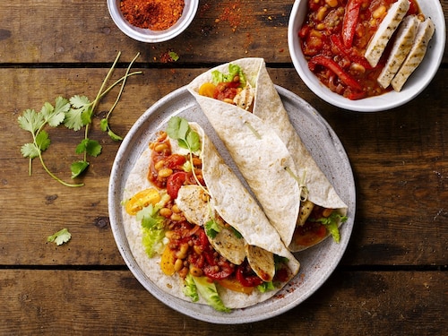 Przepis na Tortilla z kurczakiem i chili Tortilla z kurczakiem i chili