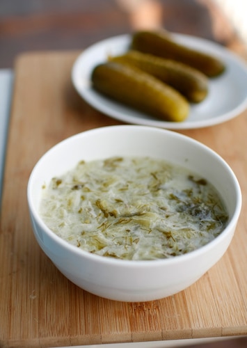 Tradycyjna zupa ogórkowa