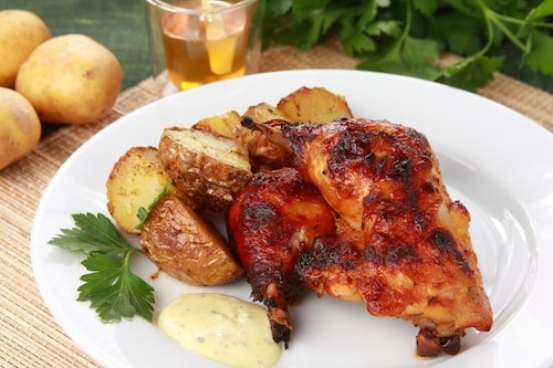 Przepis na Udka w ananasowej glazurze Udka w ananasowej glazurze