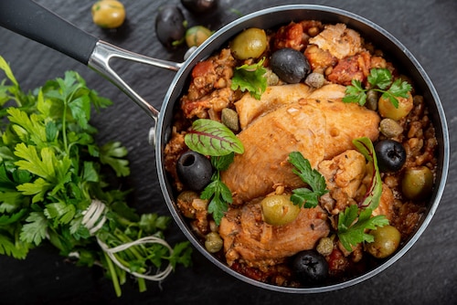 Przepis na Udka z kurczaka z soczewicą Udka z kurczaka z soczewicą