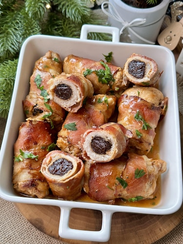 Przepis na Roladki ze schabu ze śliwką Roladki ze schabu ze śliwką