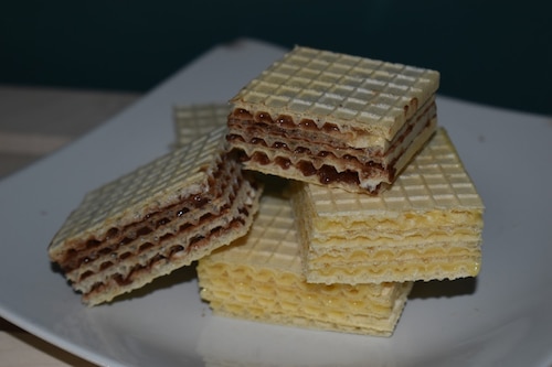 Przepis na Wafle śmietankowe Wafle śmietankowe