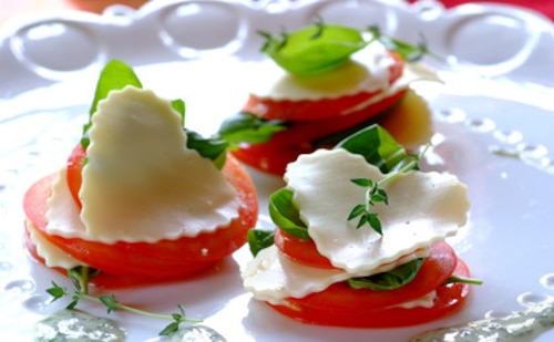 Walentynkowa mozzarella