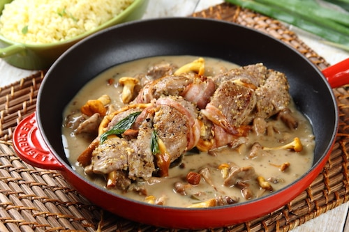 Warkocz z polędwiczek