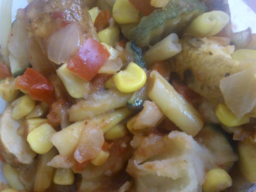 Warzywa w sosie pomidorowym