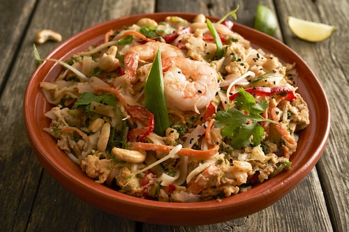 Przepis na Warzywny pad thai z serem tofu Warzywny pad thai z serem tofu