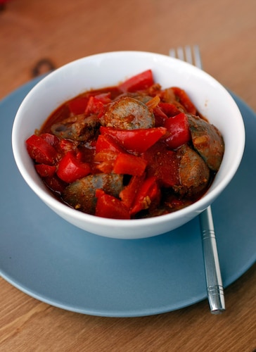 Przepis na Wątróbka po węgiersku Wątróbka po węgiersku