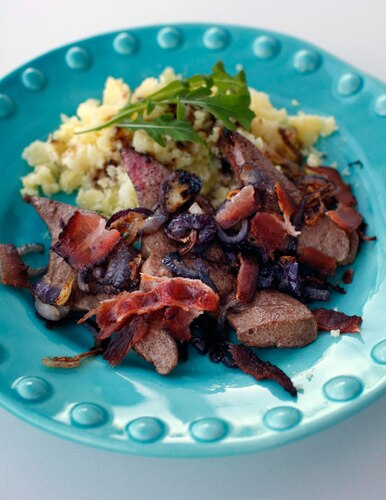 Wątróbka z bekonem