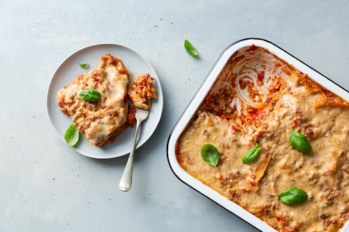 Przepis na Wegańska lasagne w stylu bolognese  Wegańska lasagne w stylu bolognese