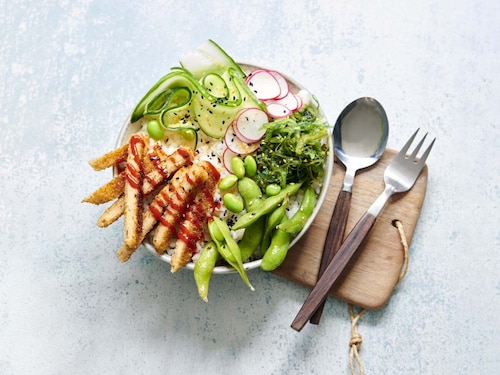 Przepis na Wegański Poke Bowl (hawajska miska pełna rozmaitości) Wegański Poke Bowl (hawajska miska pełna rozmaitości)